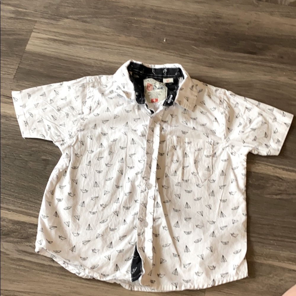 Swiss Cross Boys Button Down